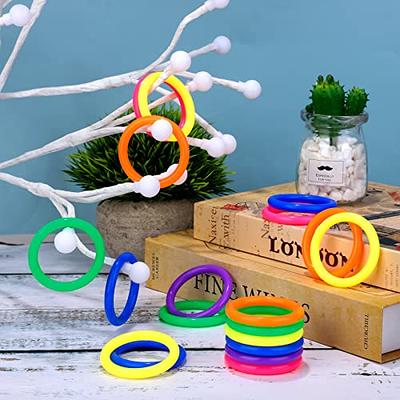 Carnival Ring-Toss Rings Set Plastic Hoops for Party Favor Game