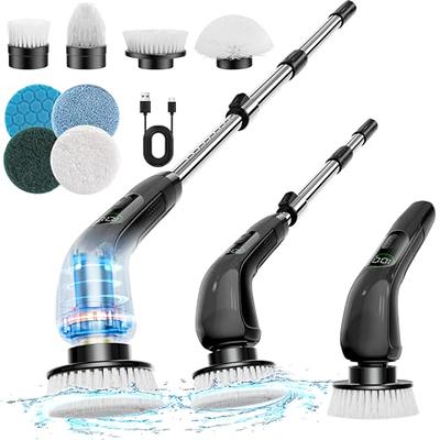 Rechargeable Electric Power Spin Scrubber with 7 Replaceable Brush Heads,  Cordless Electric Shower Scrubber with Adjustable Extension Long Handle for  Bathroom - Yahoo Shopping