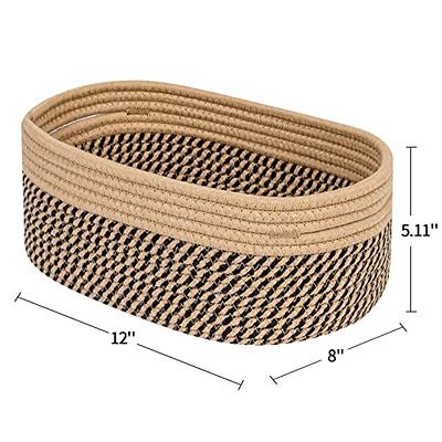 CubesLand Woven Basket for Shelves,Clothes Closet Storage Baskets