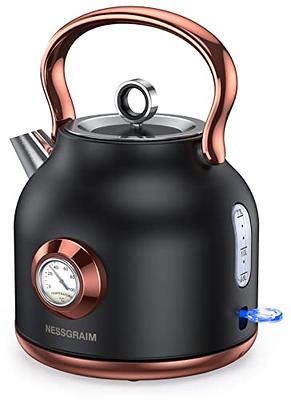 COSORI Electric Kettle, 1500W Wide Mouth, Black & Electric Kettle