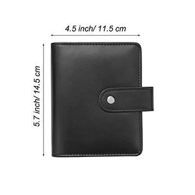 A7 Binder Wallet Set Leather Budget Cover and 12pcs Zipper Cash Envelope  Pockets