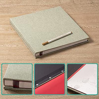 Photo Album Self Adhesive Pages for 4x6 5x7 8x10 Pictures Magnetic  Scrapbook Photo Albums with Sticky Pages Books with A Metallic Pen for Baby  Wedding