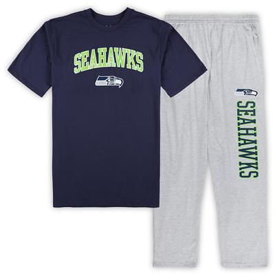 Preschool Navy Seattle Seahawks Allover Print Long Sleeve T-Shirt