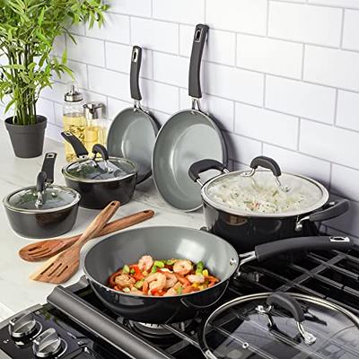 Tramontina 12pc Aluminum Nonstick Cookware Set - Black