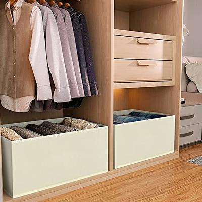 7 Grid 2pcs Wardrobe Clothes Organizer Foldable Visible Closet