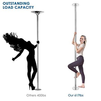 45mm Spinning & Static Removable Height Adjustable Dancing Pole Fitness  Studio