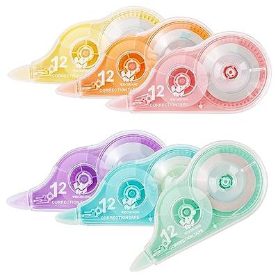 Correction Tape, 6pcs White Out Correction Tape, Easy To Use Applicator For  Instant Corrections, For School Office