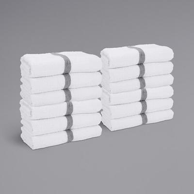 Lavex Luxury 30 x 60 100% Combed Ring-Spun Cotton Bath Sheet 20 lb. -  12/Pack