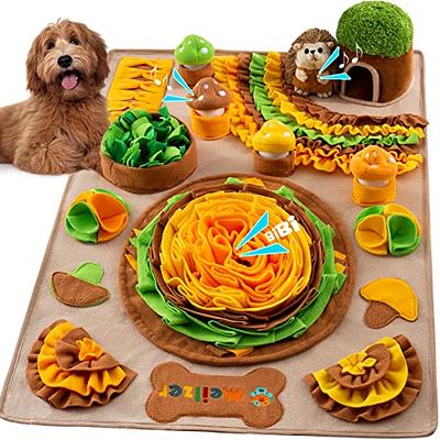 Juqiboom Pet Snuffle Mat for Small/Medium Dogs and Cats, Encourages Natural Foraging Skills for Pets, Interactive Dog Toy - Slow Feeder Puzzle Toy 