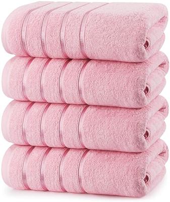 Utopia Towels 4 Pack Premium Viscose Oversized Bath Set, 4 Pack, Brown