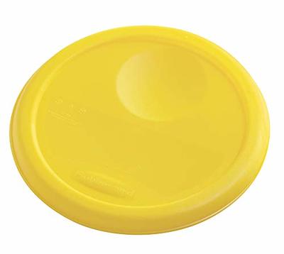 Rubbermaid Commercial Lid (Lid Only) for Round Food Storage Container, Fits  4 Qt. Containers, Yellow (FG572200YEL) - Yahoo Shopping