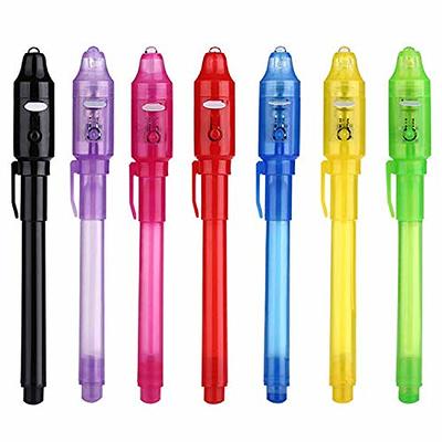 Invisible Ink Pen 24 PCS, Spy Pen with UV Light, Magic Marker for