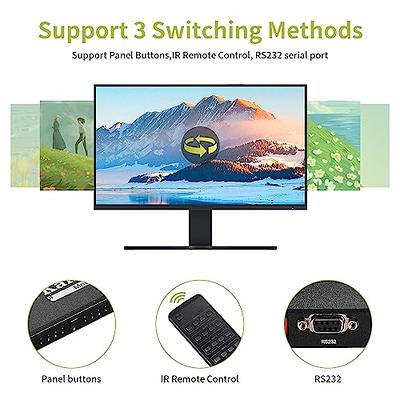 HDMI Extender Splitter 1x7 1080P@60Hz Over Cat 5E/6/7 Ethernet Cable 50m  (164ft) Support HDMI loopout EDID Copy POC Function (1 in 7 Out), Monitor