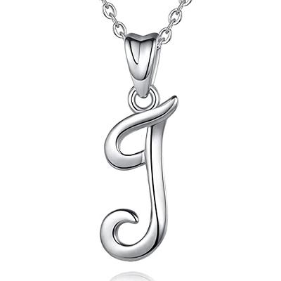 Sterling Silver Initial Necklace – Mireia
