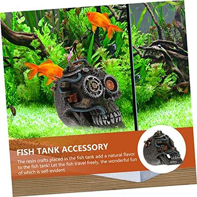 FRCOLOR Fish Tank Landscaping Skeleton Decor Ornament Resin Crafts