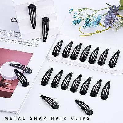 Cptots 20 PCS Metal Snap Hair Clips Black Hair Clips Small Water Drop No  Slip Hair Barrettes for Women And Girls 1.97 Inch Hair Clips For Thin And  Fine Hair - Yahoo Shopping
