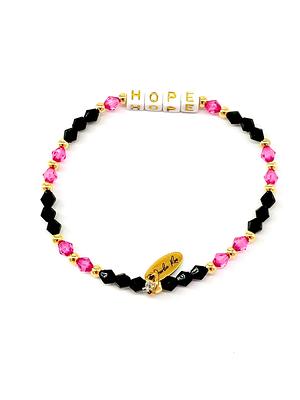 Fully Customizable Girls Alphabet Bracelet Stack