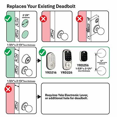 Yale Security Assure Lock Sl Deadbolt Oil Rubbed Bronze Us3 Electronic  Deadbolt Lighted Keypad Touchscreen Smart Lock in the Electronic Door Locks  department at