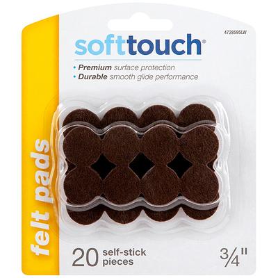 Scotch Felt Pads 20-Pack 1-1/2-in Brown Round Felt Furniture Pads in the Felt  Pads department at