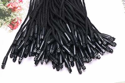 Tupalizy Black Cotton Gift Clothing Price Tag String Hanging Rope Snap Lock  Pin Loop Fastener Hook Ties for Luggage Label Attachment,7.5 Inch, 100PCS -  Yahoo Shopping