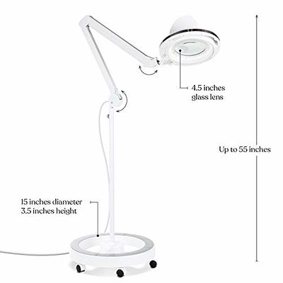 Brightech LightView Pro Magnifying Glass with Light and Stand