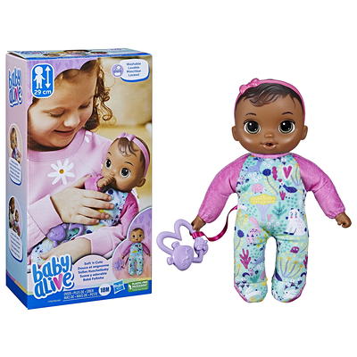 Baby Alive Soft 'n Cute Doll, Black Hair, 11-Inch First Baby Doll