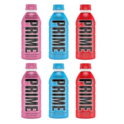 Prime Hydration Sports Drink Assorted Variety Pack - Energy Drink,  Electrolyte Beverage - Lemon Lime, Tropical Punch, Blue Raspberry, Orange,  meta