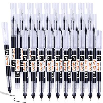 Mr. Pen- Black Fineliner Pens, 4 Pack, 0.5mm Fine Point Pens,Marker Pen for Transparent Sticky Notes, Fine Tip Markers, Fine Line Markers, Drawing