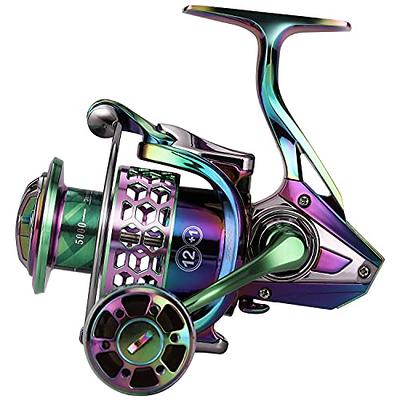 Sougayilang Fishing Reel, Colorful Aluminum Frame Spinning Reels with -  12+1 Stainless BB, Oversize Aluminum Handle for Saltwater or Freshwater  Fishing- GSM7000 - Yahoo Shopping