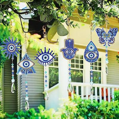 3 Pieces Diamond Painting Suncatcher Wind Chime Double- Sided