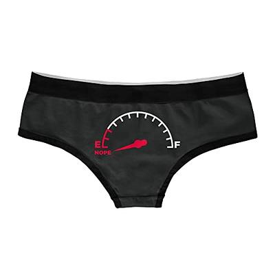Womens Give A Shit Meter Panties Funny Sarcastic Graphic Bikini Brief  Hilarious Underwear Funny Underwear for Women Mother's Day Funny Sarcastic  Women's Black L - Yahoo Shopping