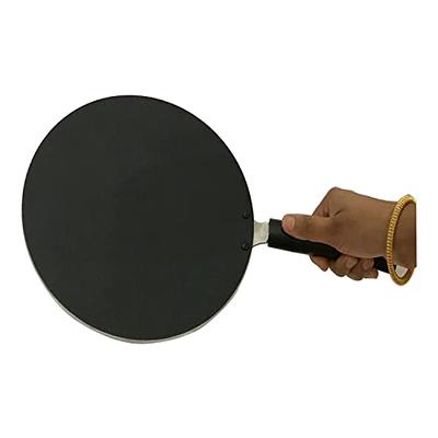 Crepe Pan Nonstick Dosa Pan, Tawa Pan for Roti Indian, Non-Stick Pancake  Griddle Compatible with Induction Cooktop, Comal for Tortillas, Griddle Pan  for Stove Top - 11 Inches 