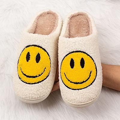 Slippers For Women Cute Indoor House Smiley Face Home Slipper