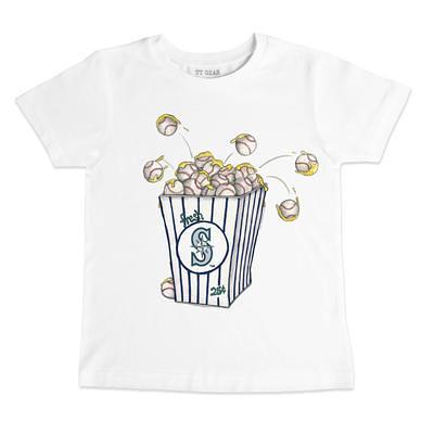 Seattle Mariners Tiny Turnip Women's Baseball Love Raglan 3/4