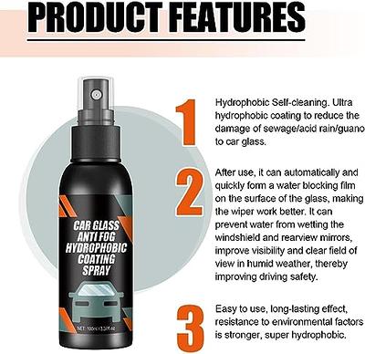 Car windshield spray water repellent antifogging agent – bling