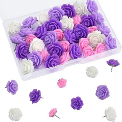 Charmed 100 Satin Ribbon Rose Flower 1/2 Applique Sewing Bow