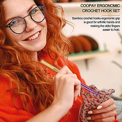 Coopay Ergonomic Crochet Hook Set from  