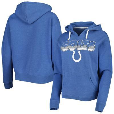 Women's Antigua White Indianapolis Colts Victory Chenille Pullover