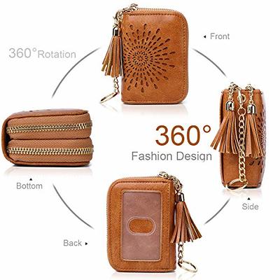 Tassel Flower Short Wallet For Women, Cute Mini Student Card Holder With  Multi-functional Coin Purse