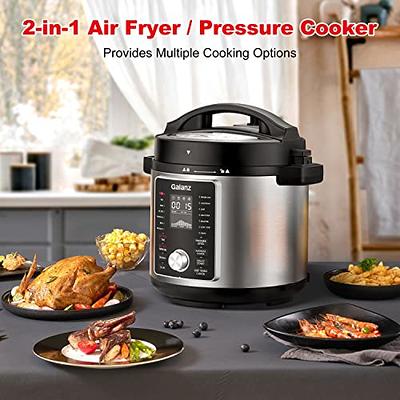 Galanz 12-in-1 Electric Pressure Cooker & Air Fryer with 12 Preset