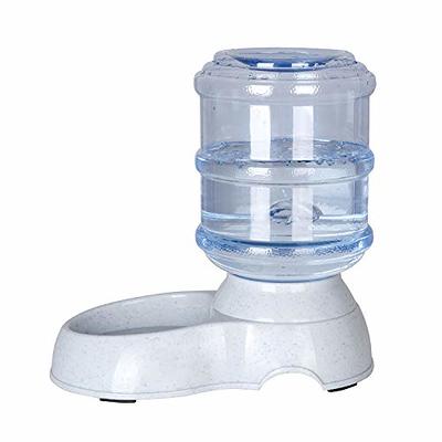 Self Dispensing Pet Waterer Automatic Gravity Dog Cat Waterer - Pet Water  Dispenser Dogs Cats Dog Water Bowl Water Dish Automatic Water Bowl for Pets  