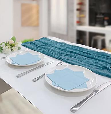 Elegant Embossed Disposable Plastic Plates 40 pc Pack - White– CV Linens