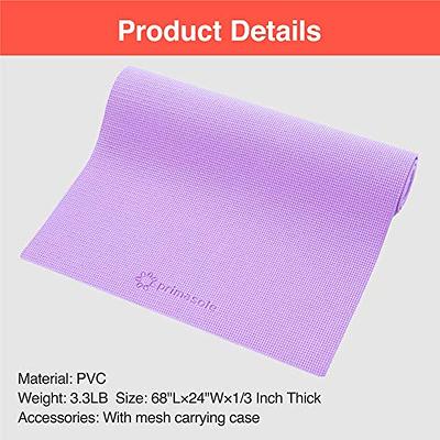 NewMe Fitness Yoga Mat for Women and Men - Large, 5mm Thick, 68 Inch Long,  Non Slip