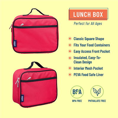 Wildkin Kids Insulated Clip-in Lunch Box for Boys & Girls, BPA