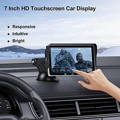 Bluetooth Car Stereo for Apple Carplay - Lehwey Wireless Android Auto,  Portable Carplay Screen, 7 Inch IPS Touch Screen Car Play, Handsfree, with  Air