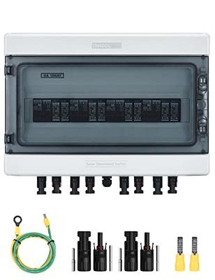 DIHOOL Solar Panel Disconnect Switch, DC 30 Amp PV Solar Isolator Disconnect,  DC1200V, IP66 - Yahoo Shopping