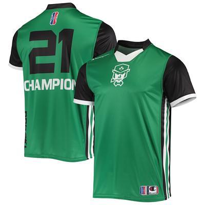 Men's Champion Green Charlotte 49ers Jersey Long Sleeve T-Shirt