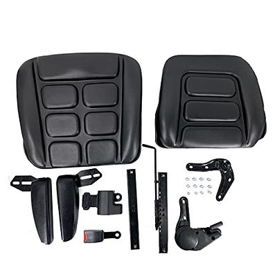 Universal Forklift Seat with Adjustable Back, for Tractor,Excavator Skid  Loader Backhoe Dozer