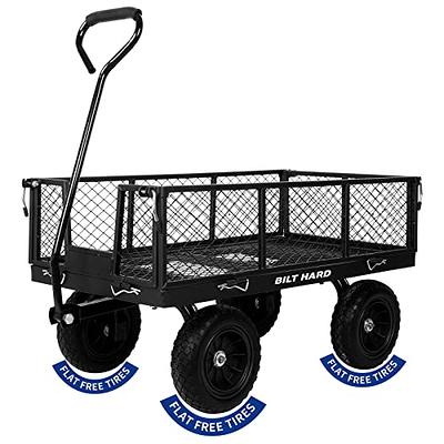 Lavex 1 Cubic Yard Black Heavy-Duty Tilt Truck / Trash Cart (2100 lb.  Capacity)