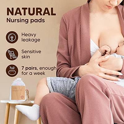 Nursing Bra Breast Pads Washable Reusable 4 Pair Set of 2 BRAND NEW SEALED